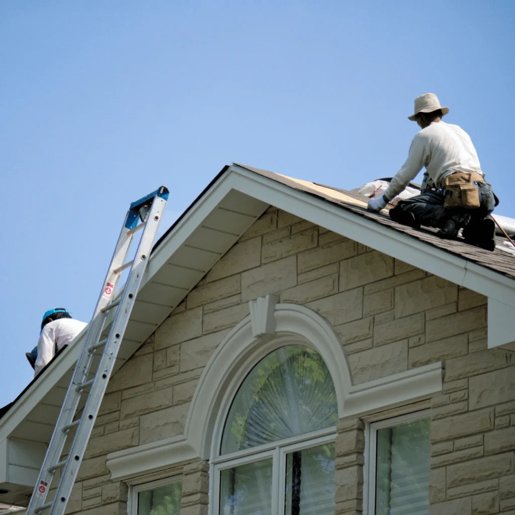 Residential roofing installation